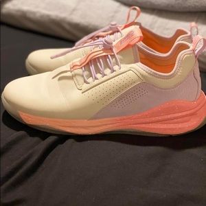 Clove nursing shoes. Size 10.5.Peach & lavender colored.